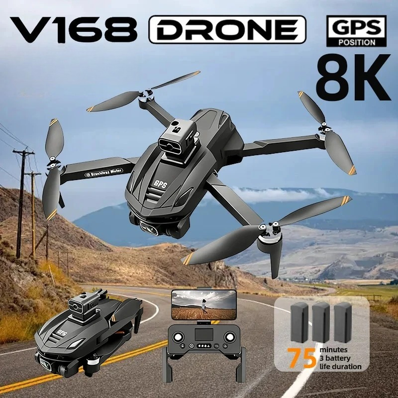 Drone Surveying - Оригинальный профессиональный дрон V168 с GPS,