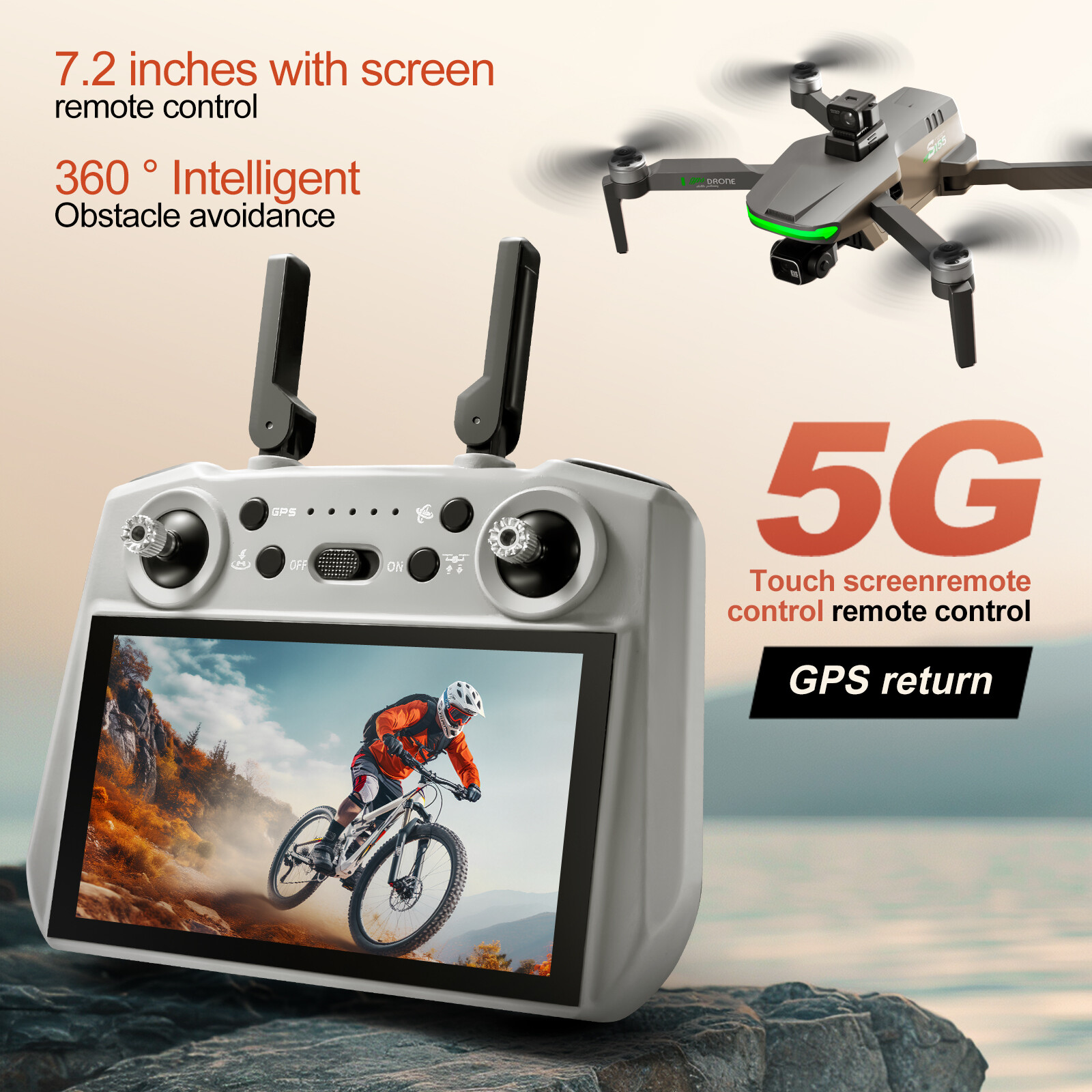 Дрон S155 MAX с GPS, Wi-Fi, FP – обзор и цена Drone Surveying